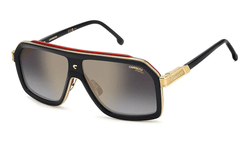 Image of Ca 1053/S/TI - Black Red | Grey Shaded Gold Mirror - Sunglass World