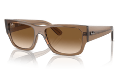 Image of Carlos - Transparent Light Brown | Clear & Brown - Sunglass World