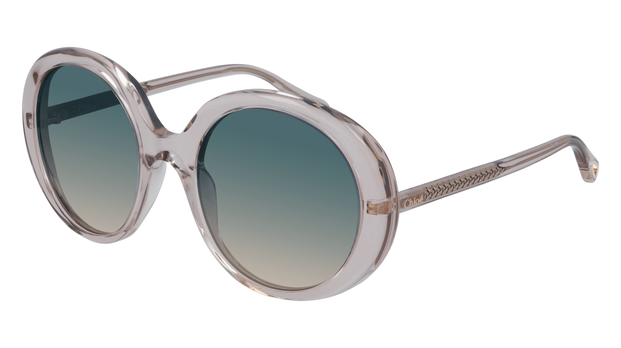 CH0007SA - Transparent Light Pink | Petrol Double Gradient - Sunglass World