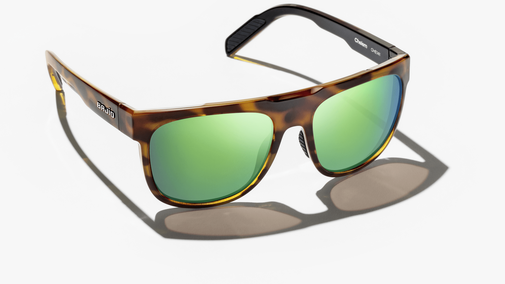 Chelem - Vintage Tortoise | Green Mirror Glass - Sunglass World
