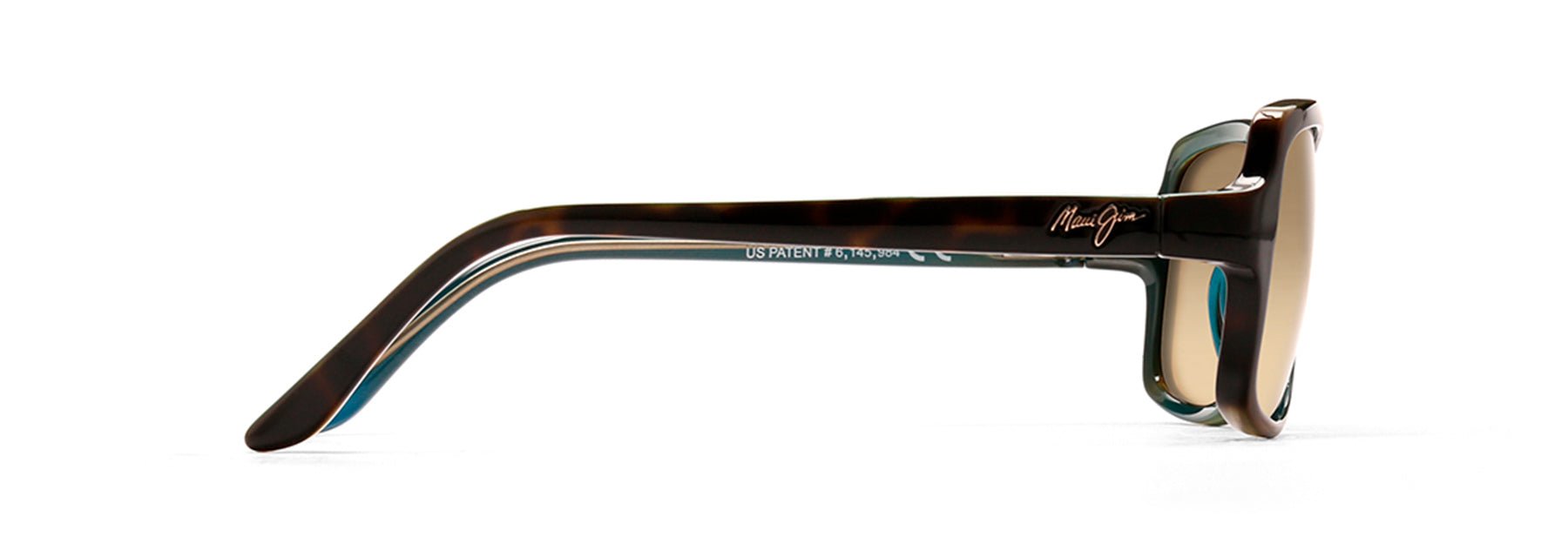Image of Cloud Break - Tortoise With Peacock Blue | HCL Bronze - Sunglass World