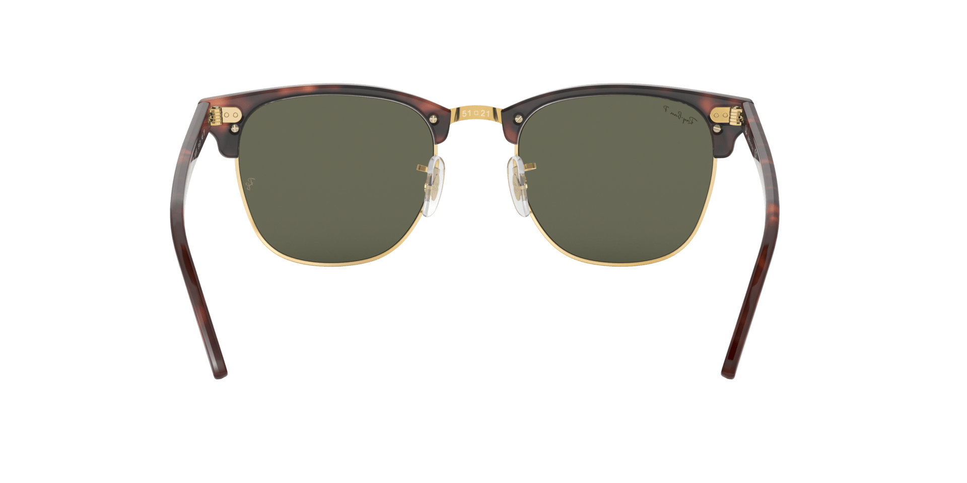 Image of Clubmaster - Red Havana | G 15 Green Polarized - 49mm - Sunglass World