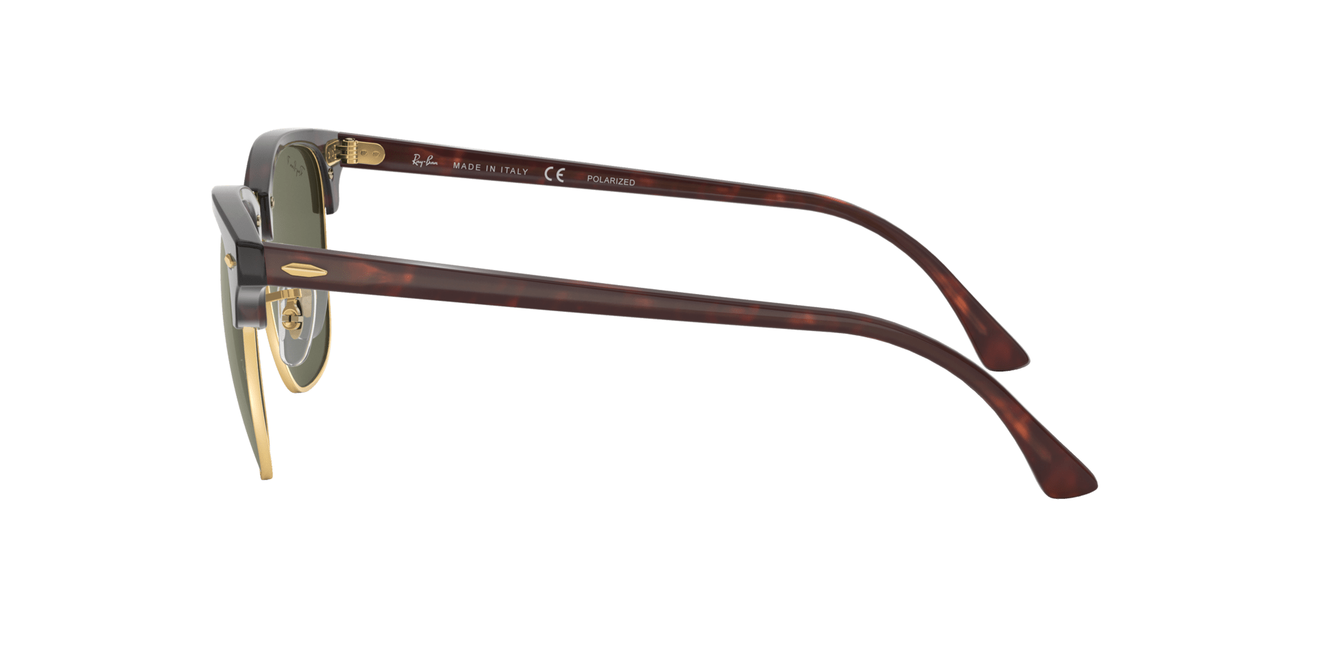 Clubmaster - Red Havana | G 15 Green Polarized - 49mm - Sunglass World