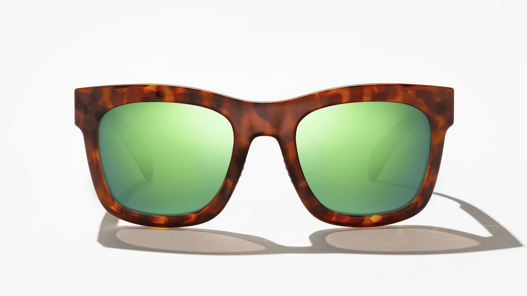 Cometa - Amber Tortoise Gloss | Green Mirror Polycarbonate - Sunglass World