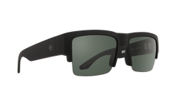 Image of Cyrus 50/50 - Soft Matte Black | Happy Gray Green Polarized - Sunglass World