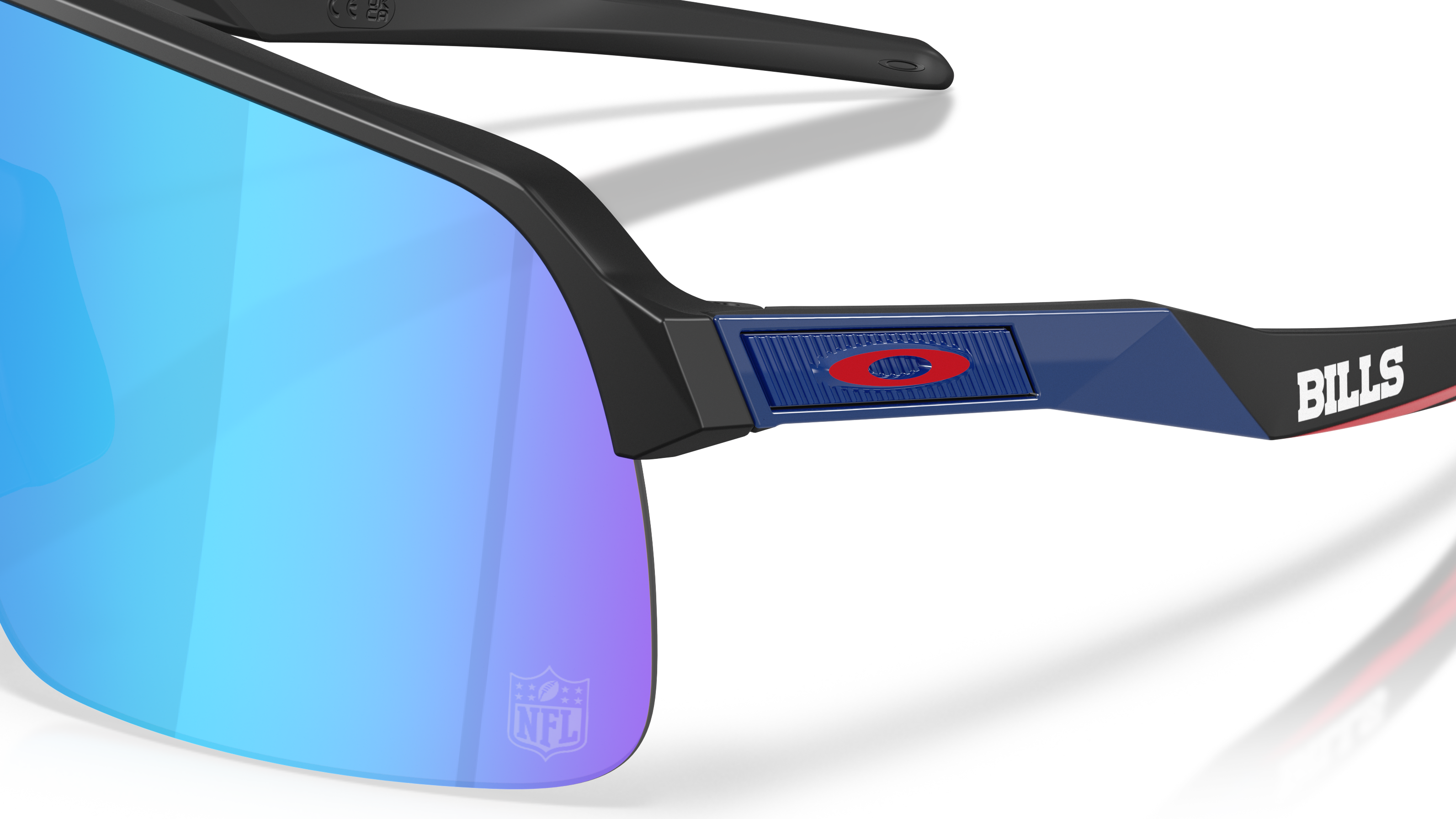 Image of Sutro Lite Buffalo Bills - Matte Black | Prizm Snow Sapphire