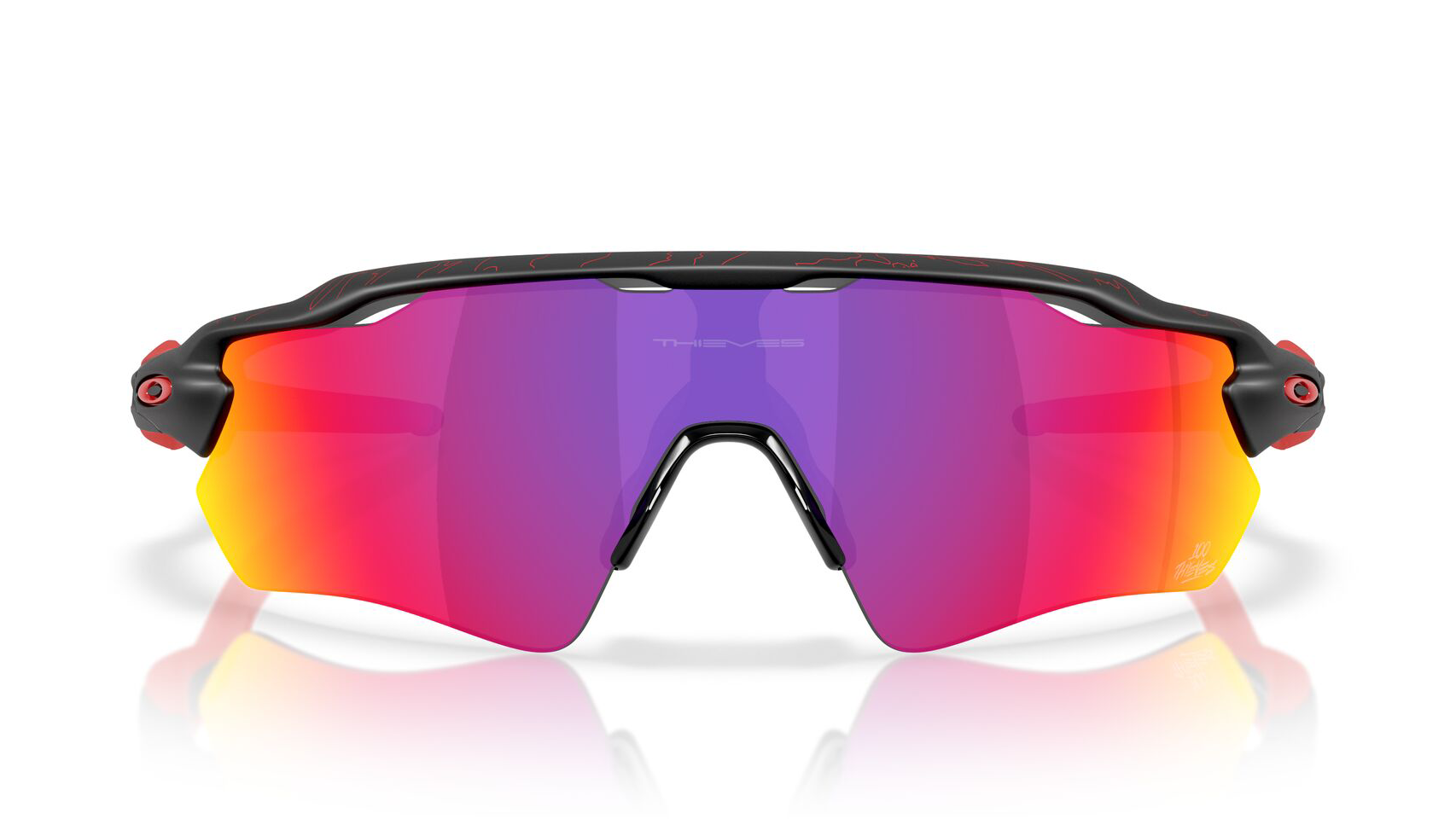 Image of Radar EV Path 100 Thieves - Matte Black | Prizm Road