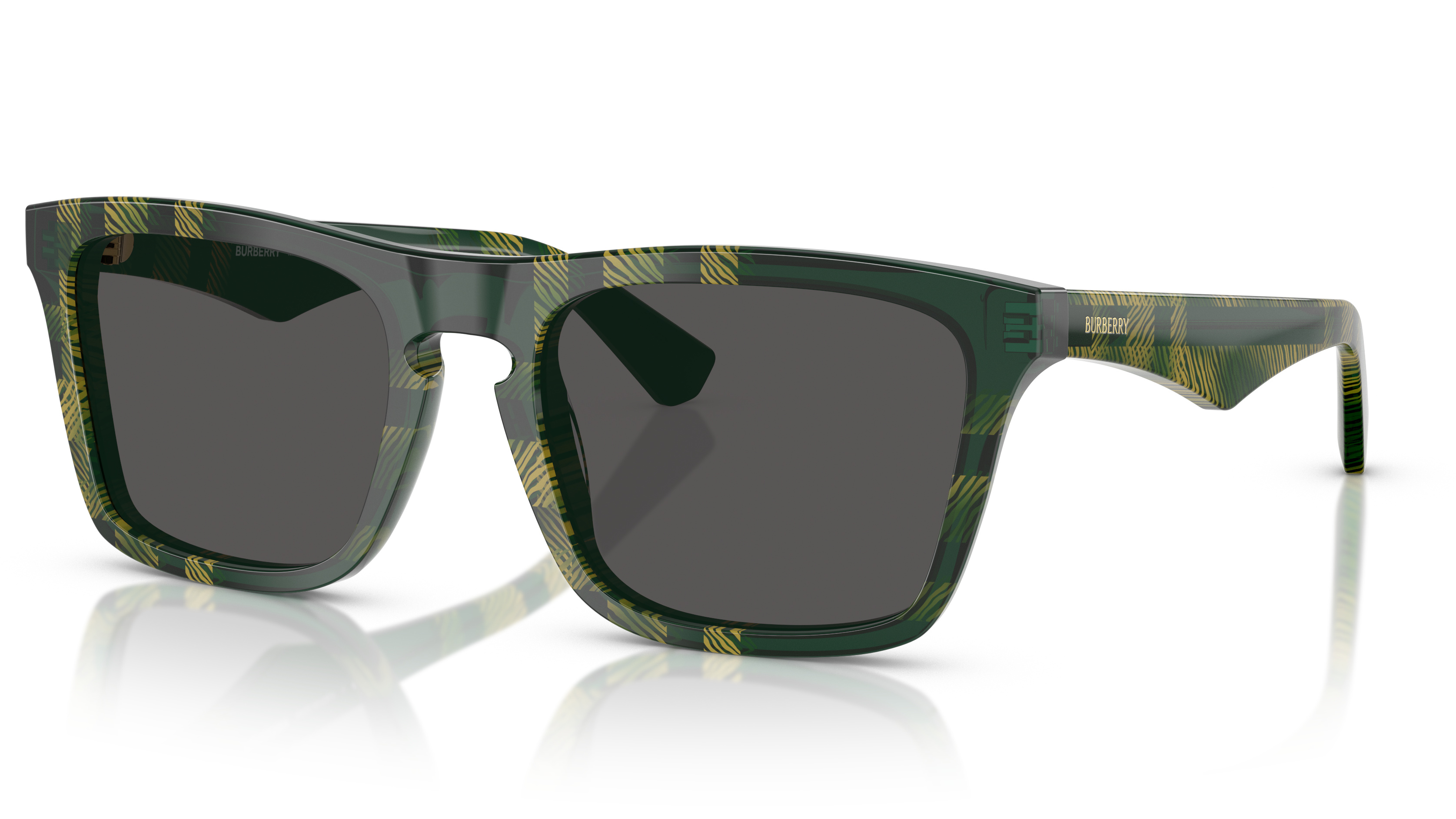 Image of BE4434 - Check Green | Dark Grey