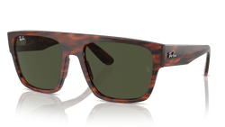 Image of Drifter - Striped Havana | Green - Sunglass World