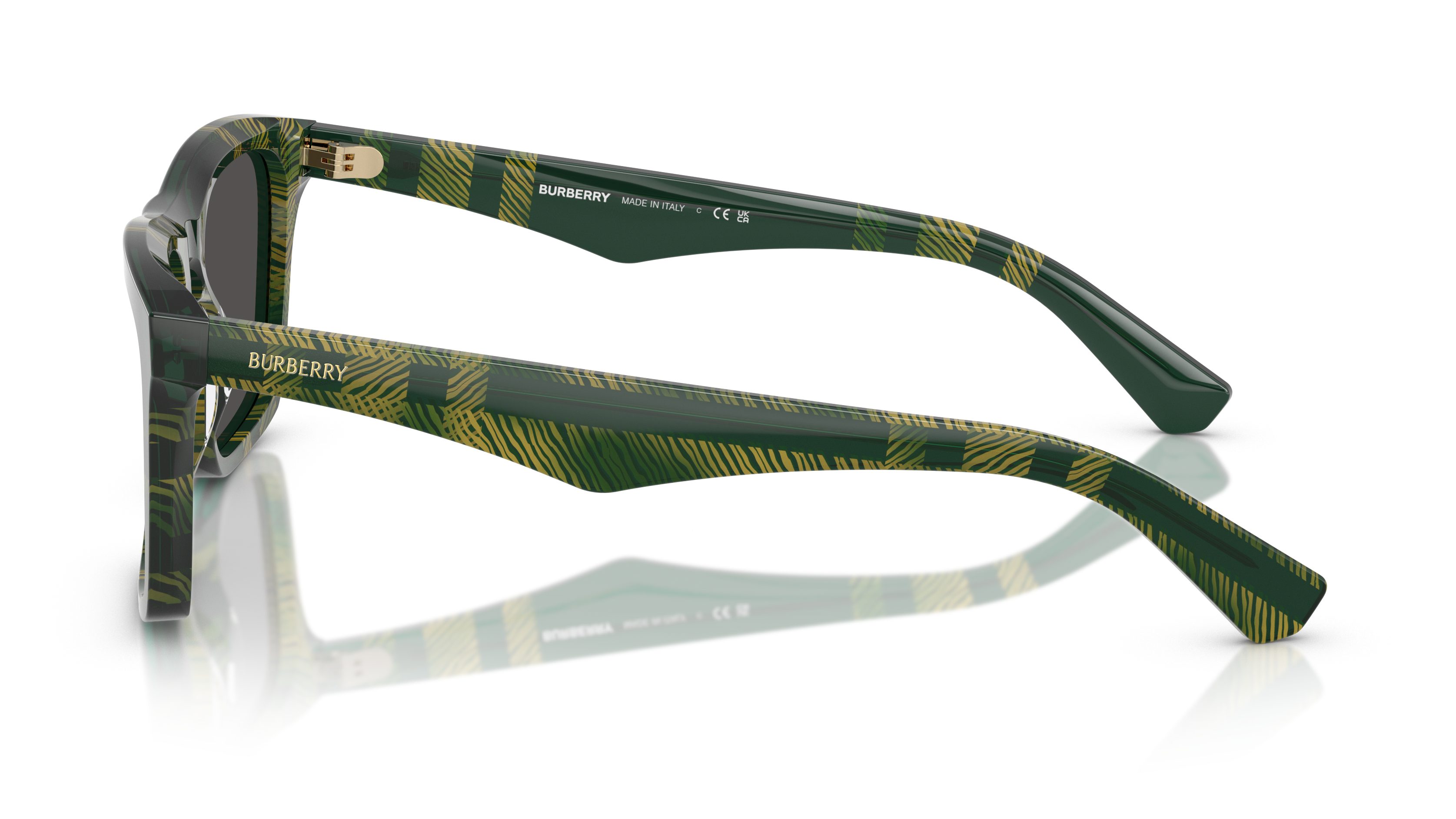 Image of BE4434 - Check Green | Dark Grey