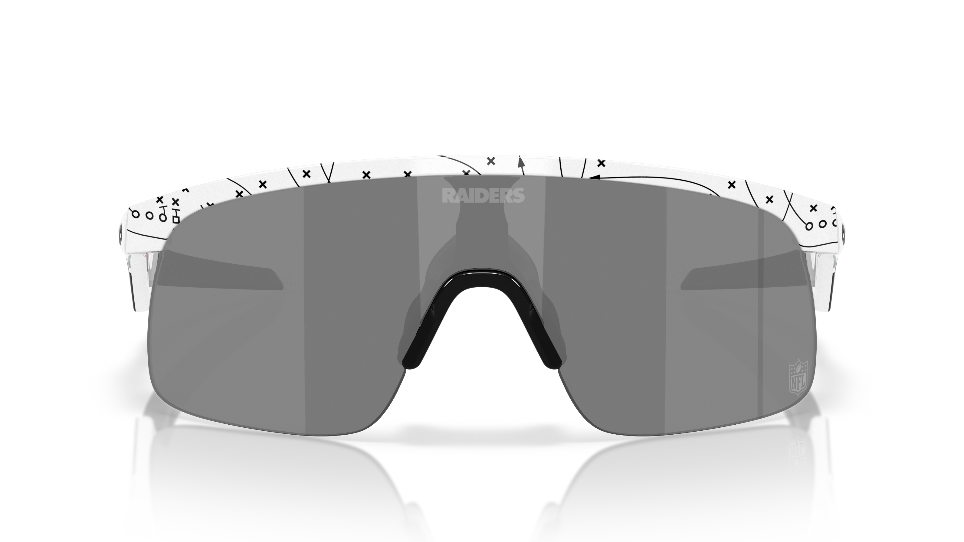 Image of Resistor Las Vegas Raiders -  White | PRIZM Black (Youth Fit)