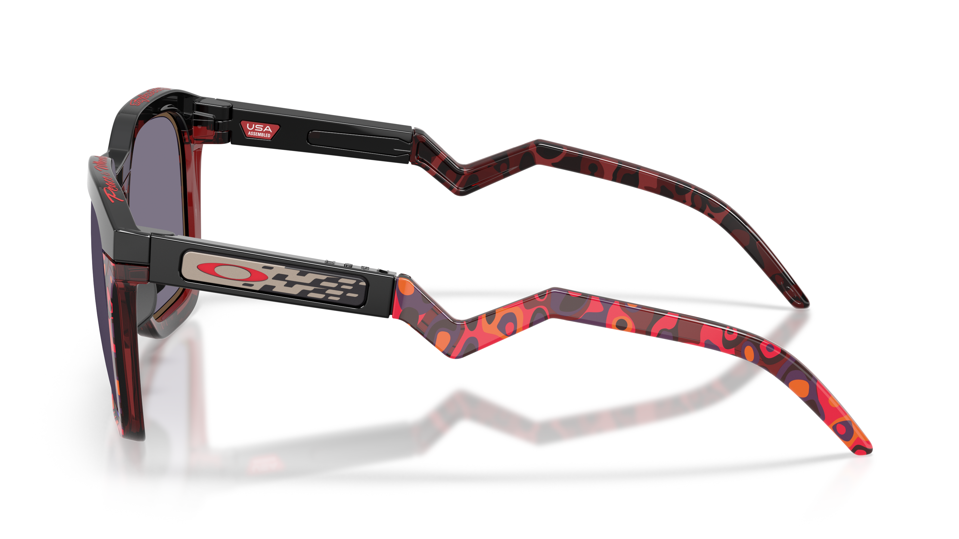 Image of HSTN SQ Troy Lee Design - Matte Black | PRIZM Sapphire Alt Iridium