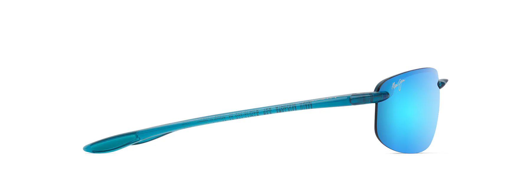 Image of Ho`okipa - Shiny Transparent Blue | Blue Hawaii