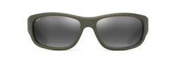 Image of Ma‘ukele - Matte Military Green with Brown | Neutral Grey