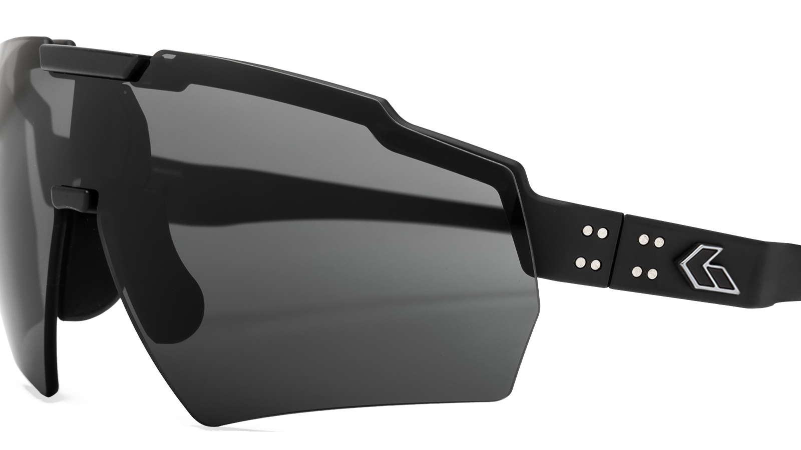 Image of Blastshield - Black Cerakote w | Silver Logo | Smoke