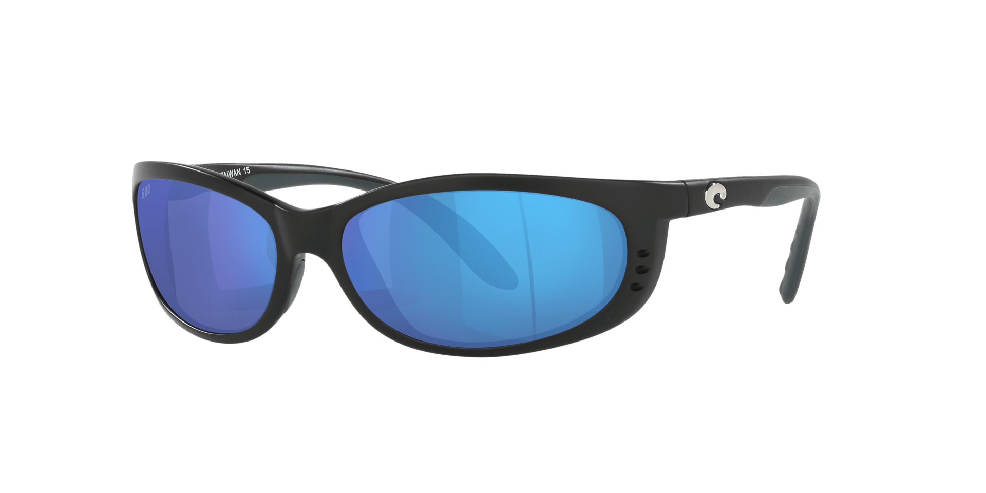 Image of Fathom - Matte Black | Blue Mirror 580G - Sunglass World