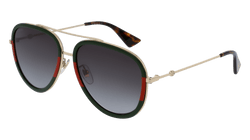 Image of GG0062S - Gold | Brown Gradient - Sunglass World