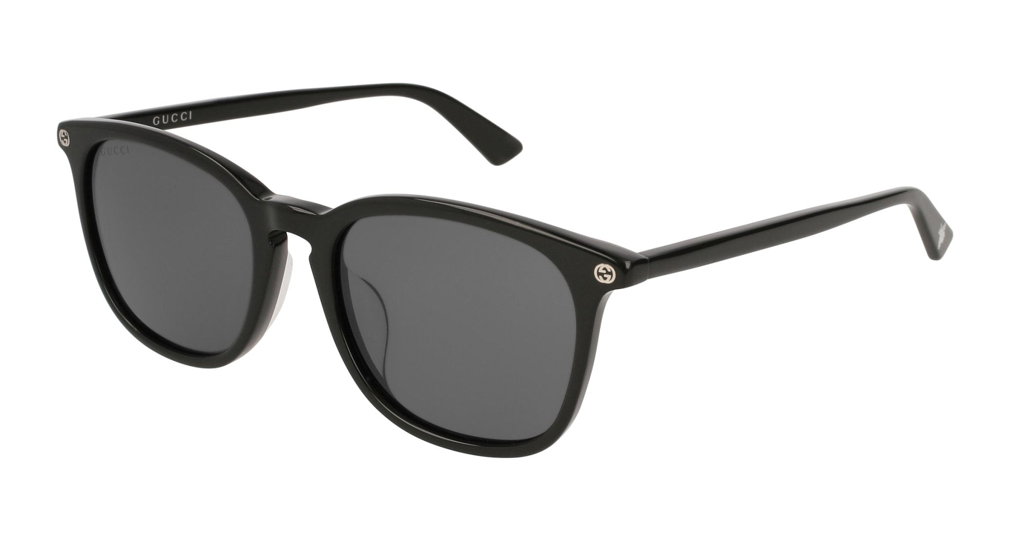 GG0154SA - Shiny Black | Grey - Sunglass World