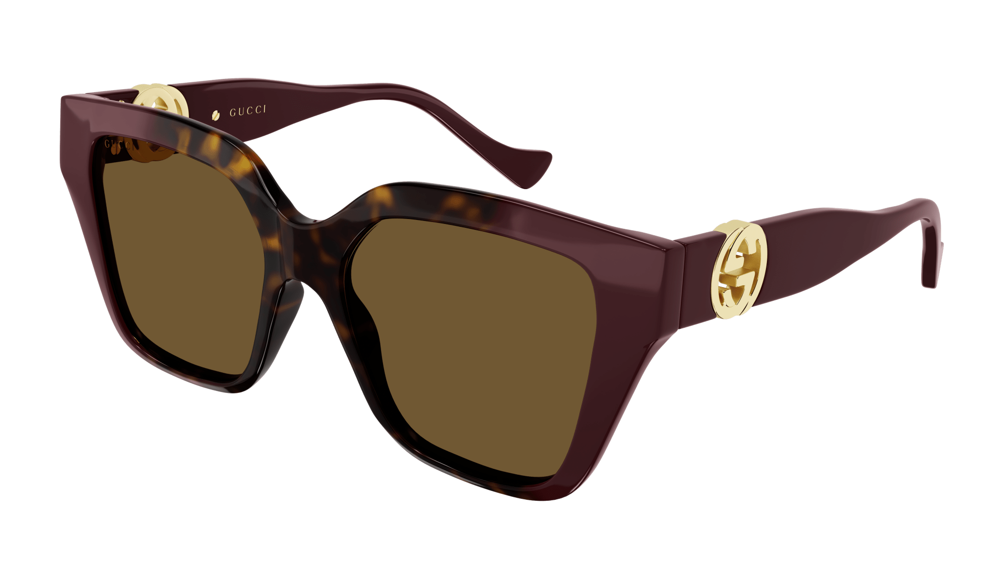 GG1023S - Havana To Burgundy | Brown - Sunglass World