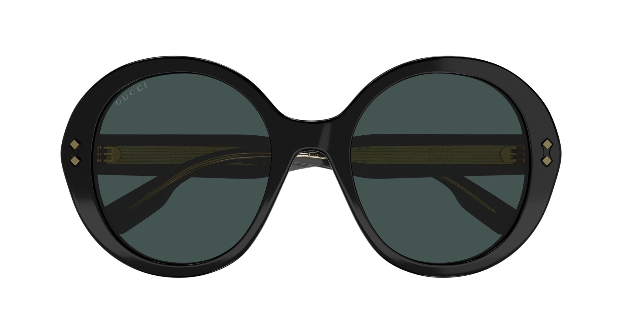 GG1081S - Shiny Solid Black | Grey - Sunglass World