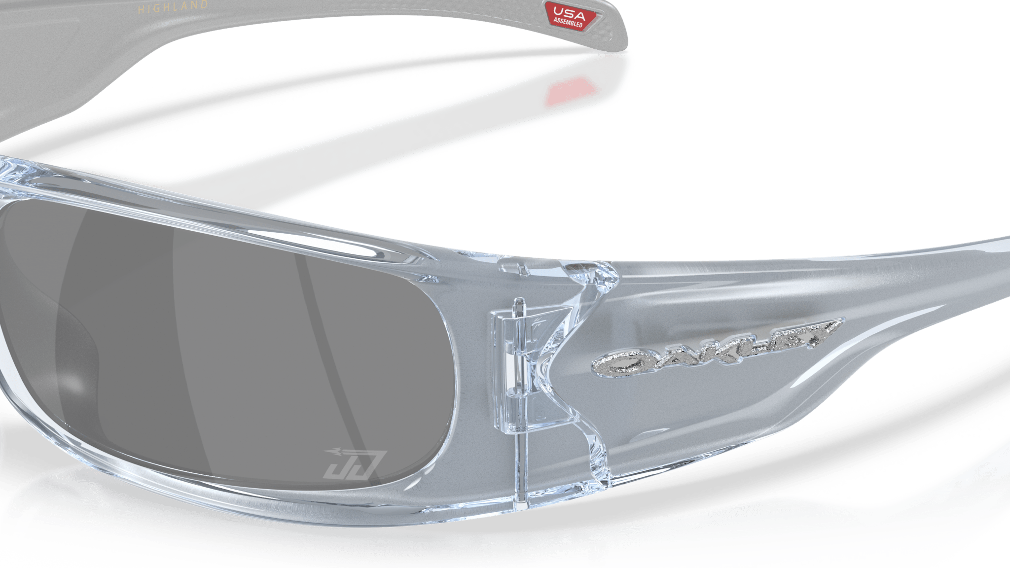 Image of Highland Justin Jefferson - Silver Glass Effect | Prizm Black - Sunglass World