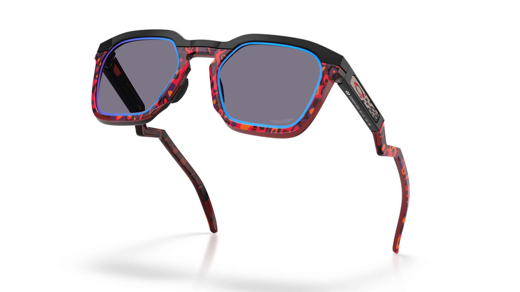 Image of HSTN SQ Troy Lee Design - Matte Black | PRIZM Sapphire Alt Iridium - Sunglass World