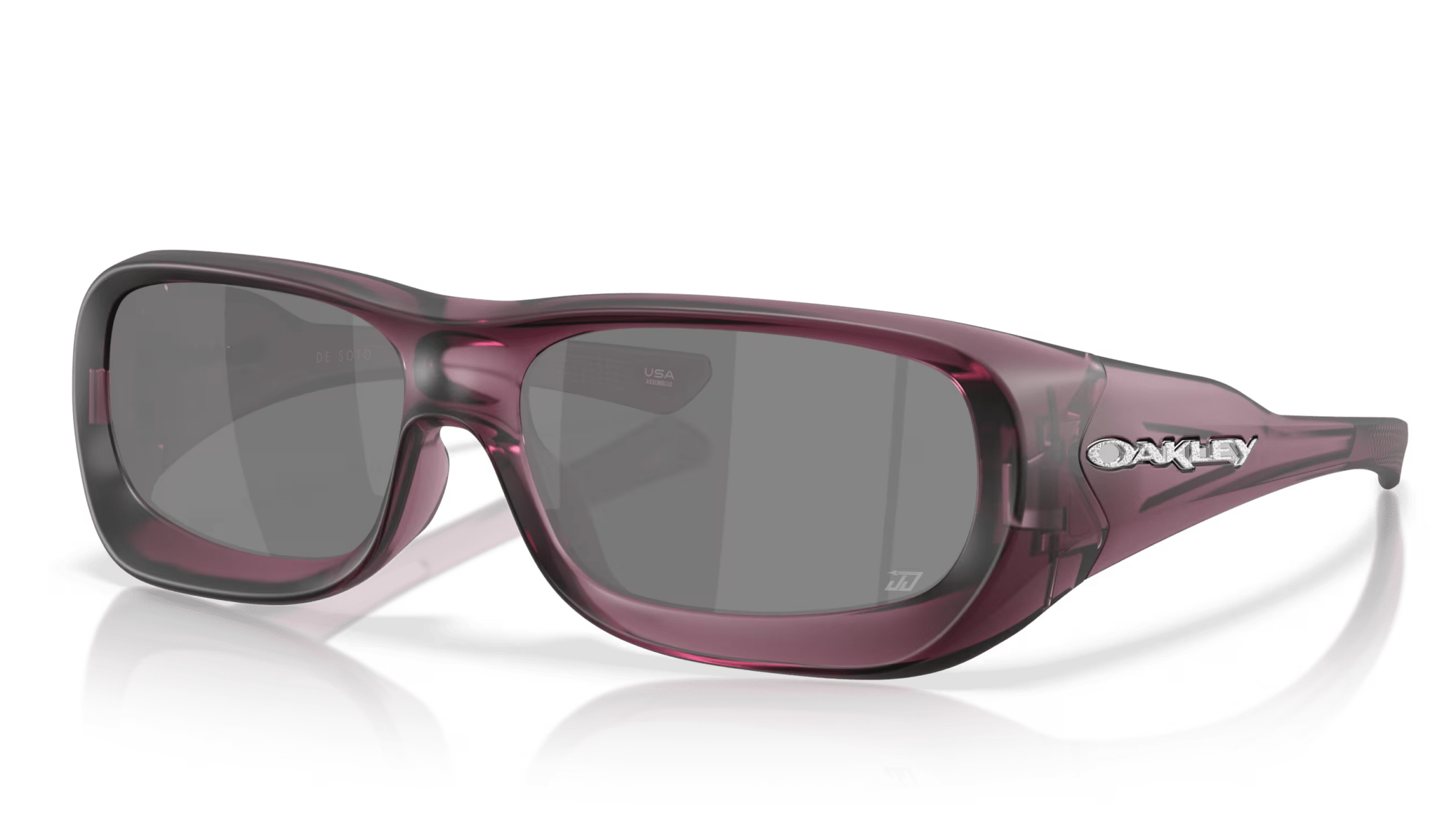 Image of Justin Jefferson Signature Series De Soto – Matte Transparent Indigo | Prizm Black - Sunglass World