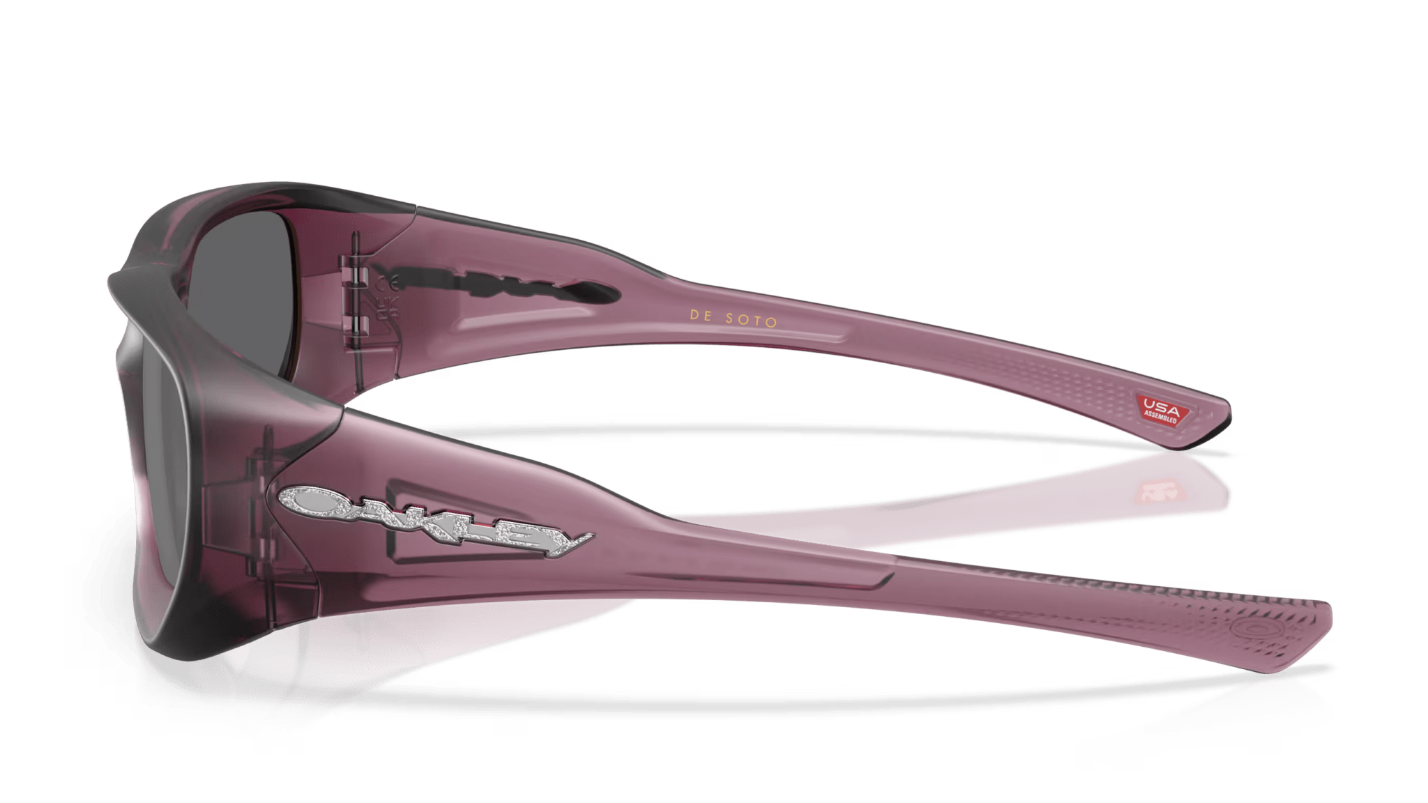 Image of Justin Jefferson Signature Series De Soto – Matte Transparent Indigo | Prizm Black - Sunglass World