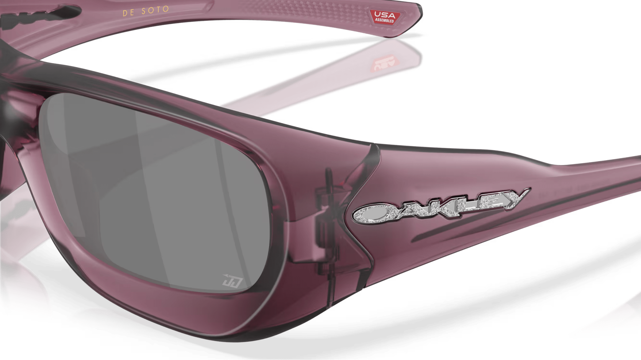 Image of Justin Jefferson Signature Series De Soto – Matte Transparent Indigo | Prizm Black - Sunglass World