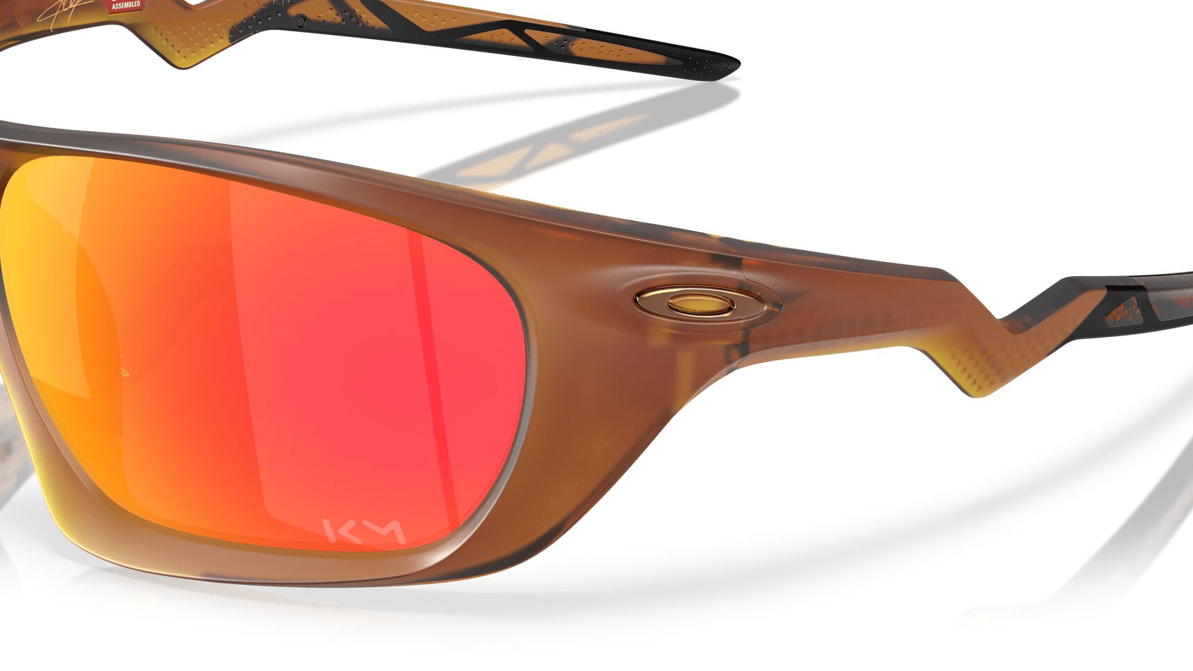 Image of Lateralis KYLIAN MBAPPE Sig Series - Matte Dark Amber | Prizm Ruby - Sunglass World
