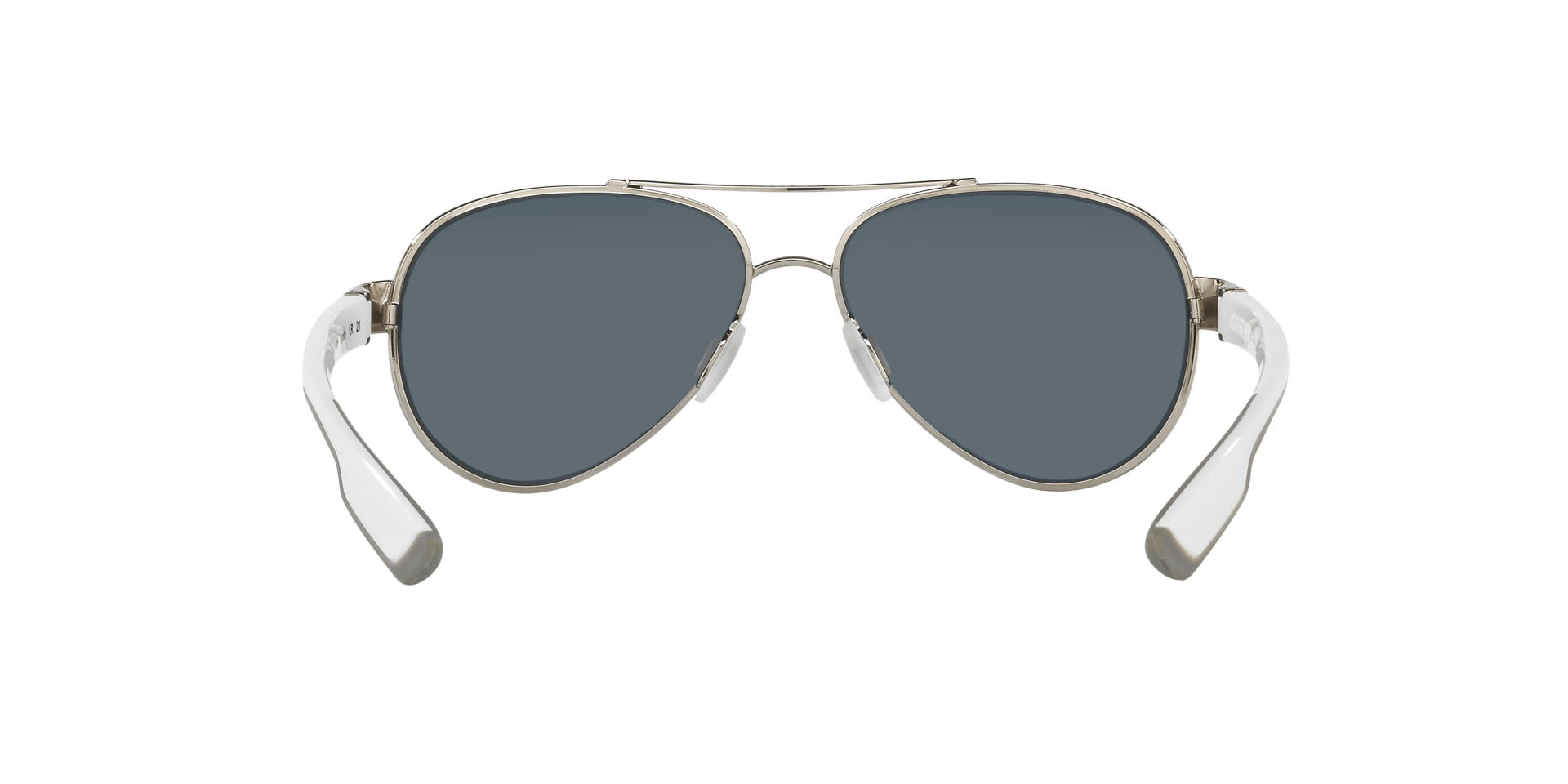 Image of Loreto - Palladium W | White Temples | Blue Mirror 580P - Sunglass World