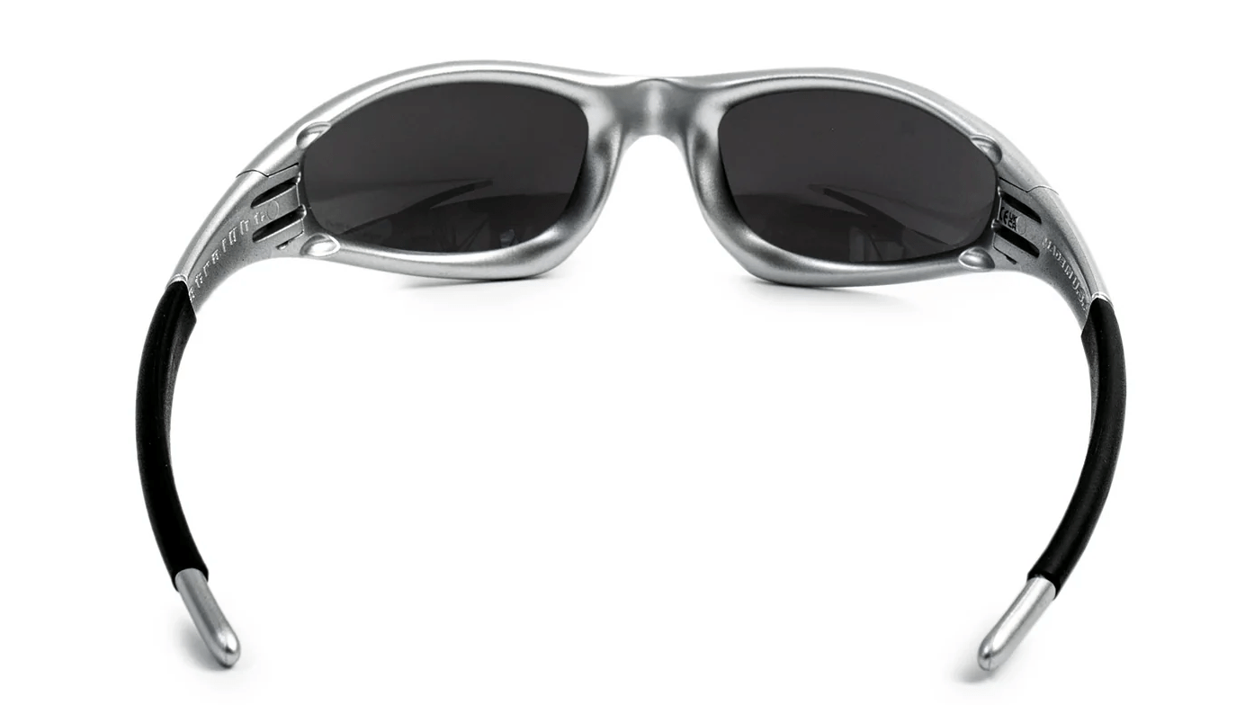 MUZM Straight Jacket 99 X - Silver Grey Flames | Prizm Black - Sunglass World