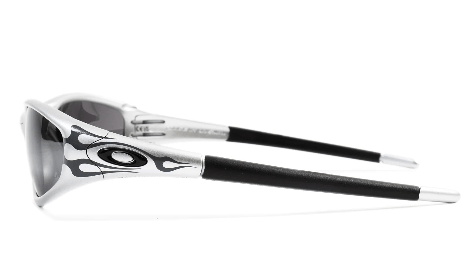 MUZM Straight Jacket 99 X - Silver Grey Flames | Prizm Black - Sunglass World