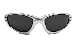 Image of MUZM Straight Jacket 99 X - Silver Grey Flames | Prizm Black - Sunglass World
