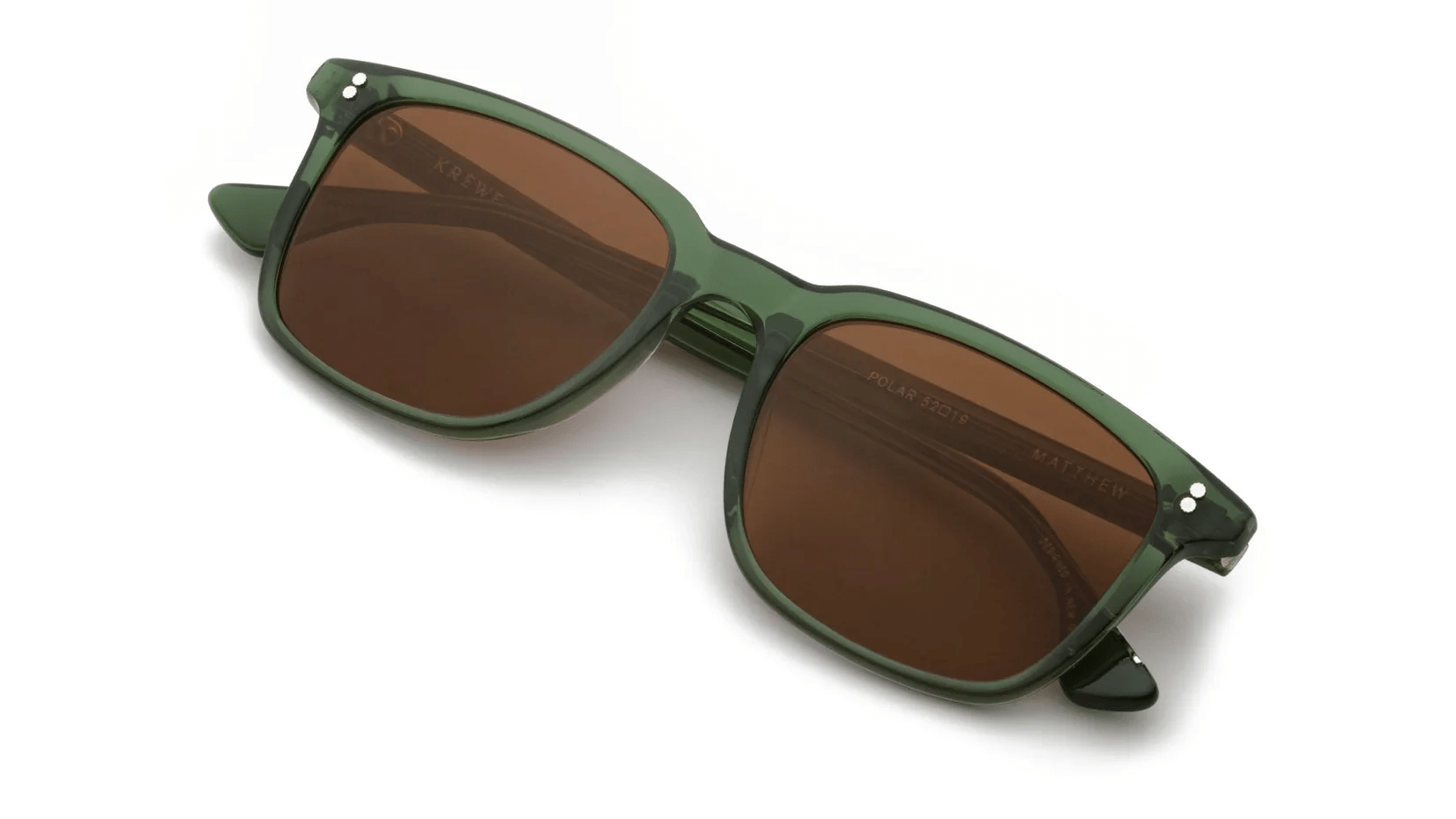 Image of Olivier - Bottle Green | Amber - Sunglass World