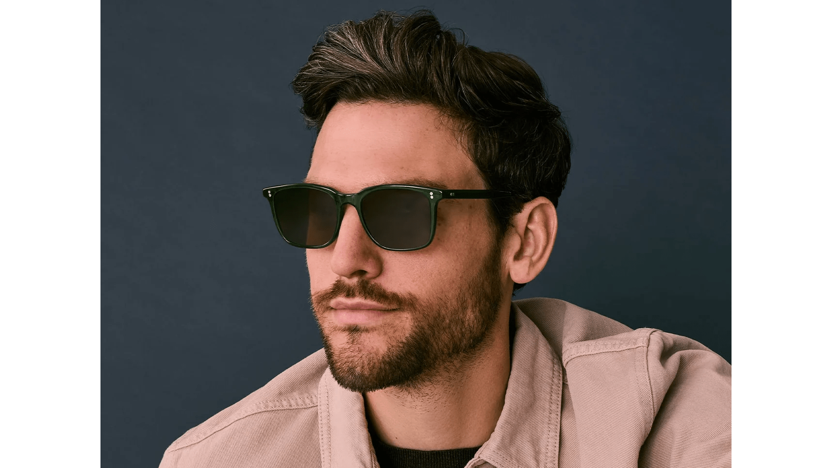 Image of Olivier - Bottle Green | Amber - Sunglass World