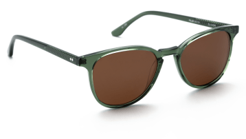 Image of Olivier - Bottle Green | Amber - Sunglass World