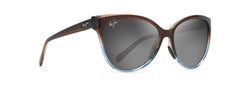 Image of Olu Olu - Translucent Dark Chocolate W | Blue | Maui Rose - Sunglass World