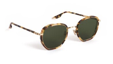 Image of Peyton - 12K Titanium + Tuscan Tortoise | Dark Green - Sunglass World