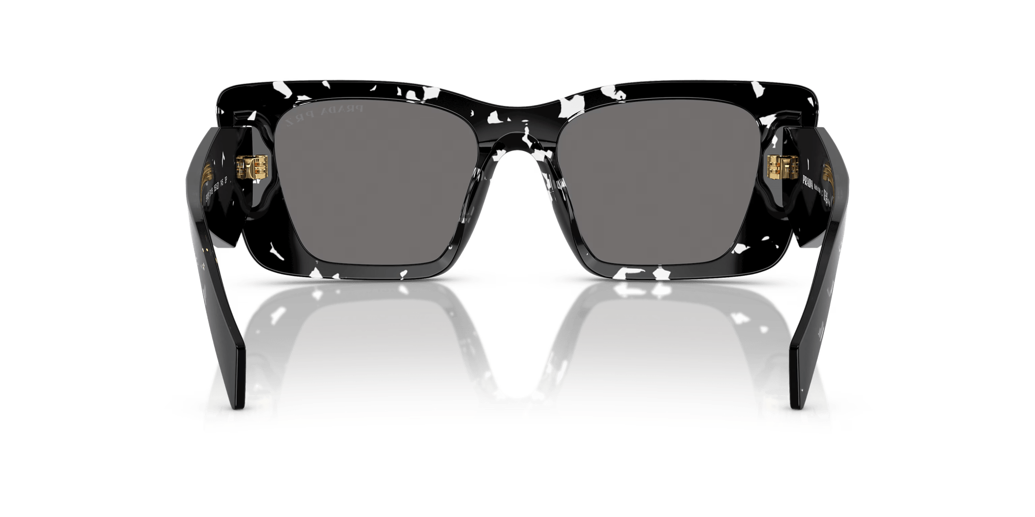 PR 08YS - Black Crystal Tortoise | Dark Grey Polarized - Sunglass World