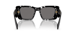 Image of PR 08YS - Black Crystal Tortoise | Dark Grey Polarized - Sunglass World
