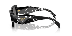 Image of PR 08YS - Black Crystal Tortoise | Dark Grey Polarized - Sunglass World