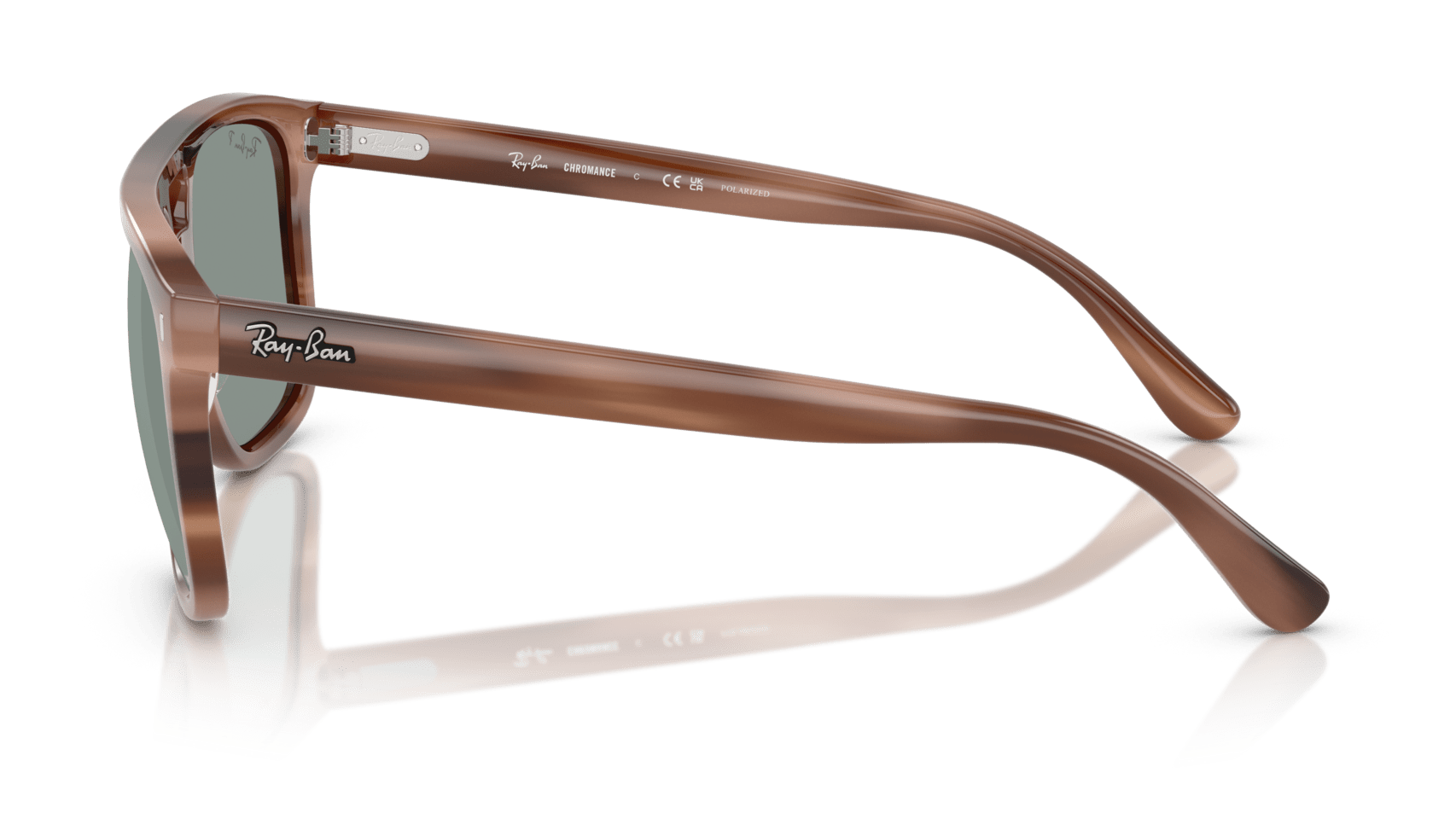 Image of RB2213CH Chromance - Havana Brown | Polarized Light Blue - Sunglass World