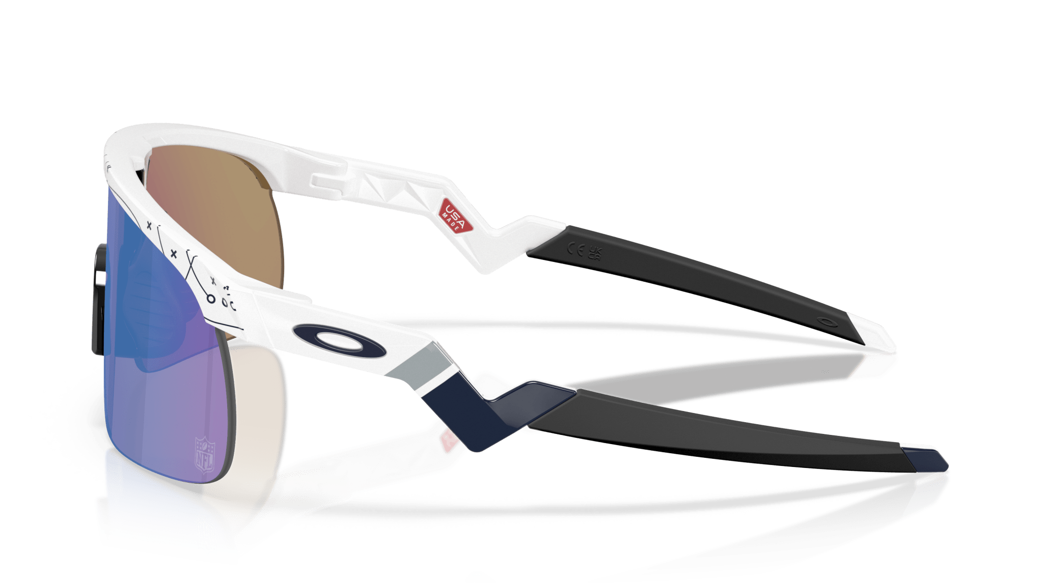 Image of Resistor Dallas Cowboys - White | PRIZM Sapphire (Youth Fit) - Sunglass World