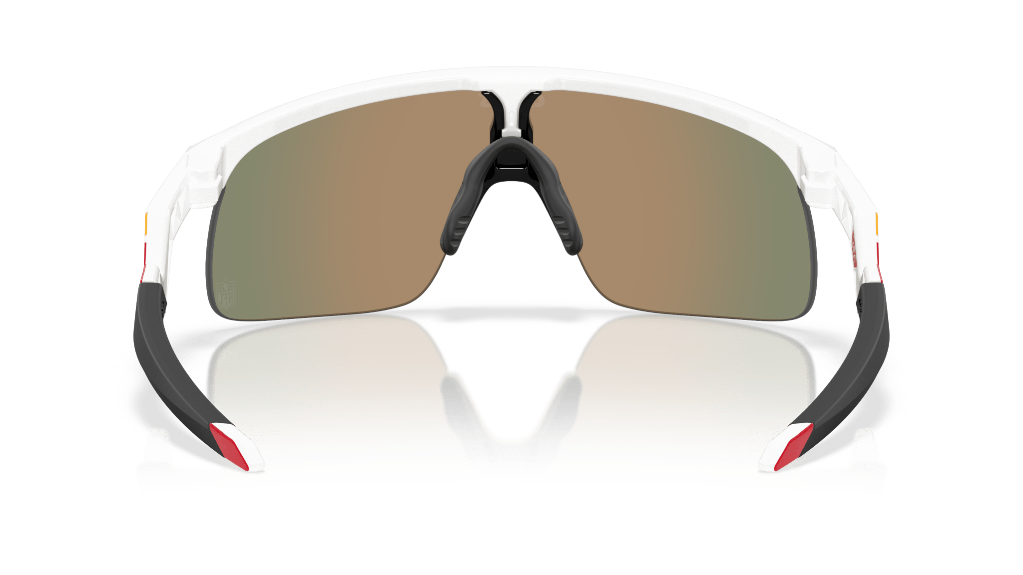 Image of Resistor Kansas City Chiefs - White | PRIZM Ruby (Youth Fit) - Sunglass World