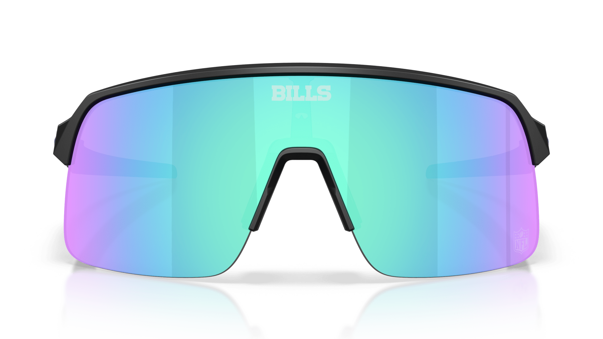 Image of Sutro Lite Buffalo Bills - Matte Black | Prizm Snow Sapphire - Sunglass World