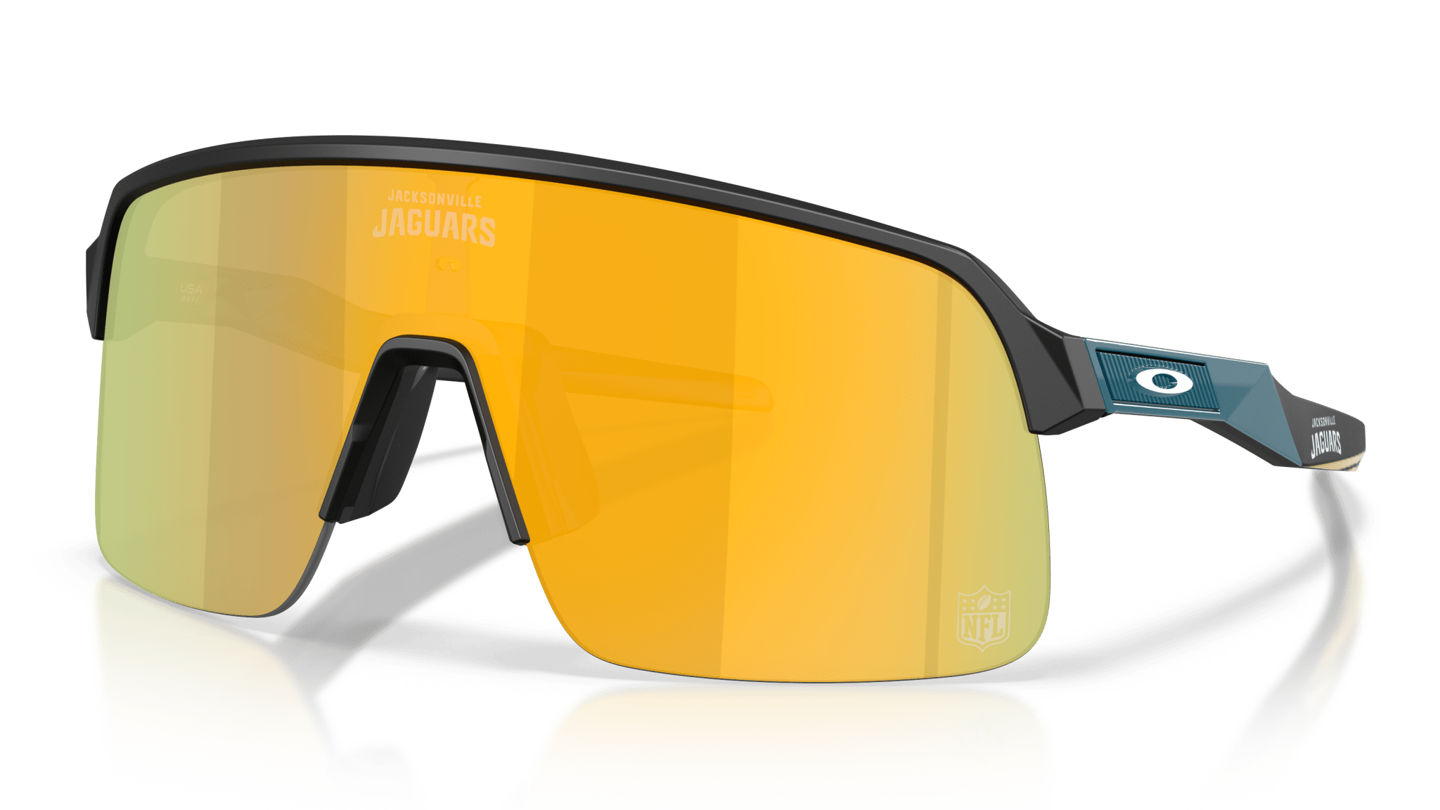 Image of Sutro Lite Jacksonville Jaguars - Matte Black | PRIZM 24K - Sunglass World