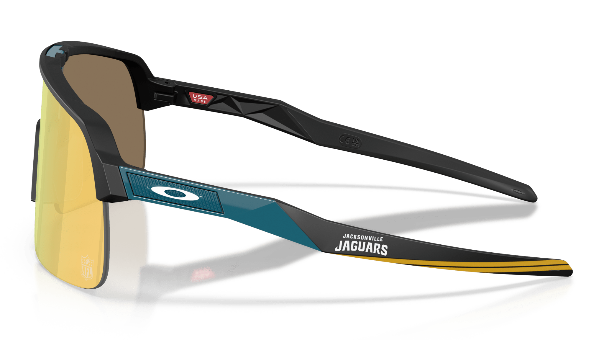 Image of Sutro Lite Jacksonville Jaguars - Matte Black | PRIZM 24K - Sunglass World
