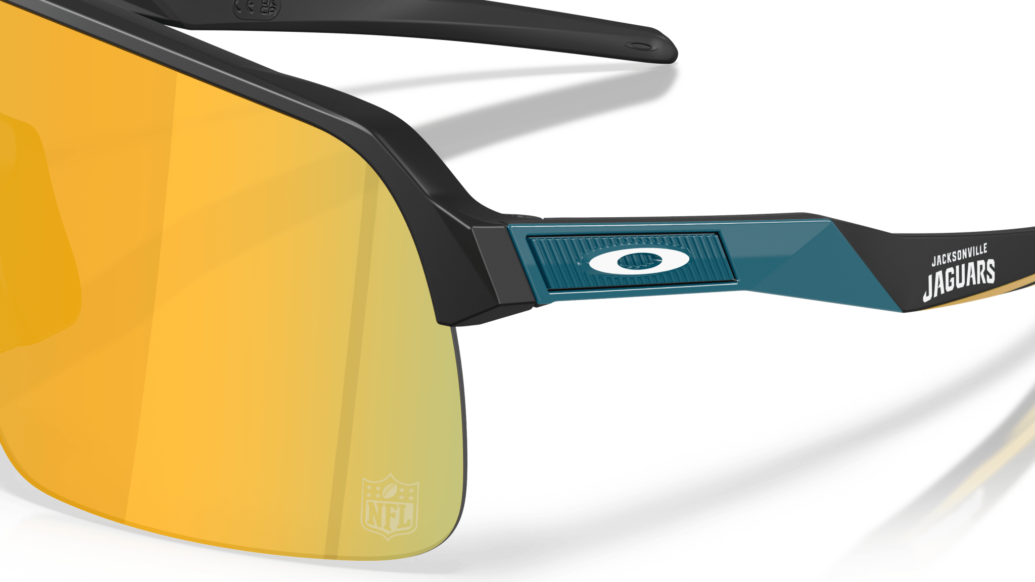 Image of Sutro Lite Jacksonville Jaguars - Matte Black | PRIZM 24K - Sunglass World