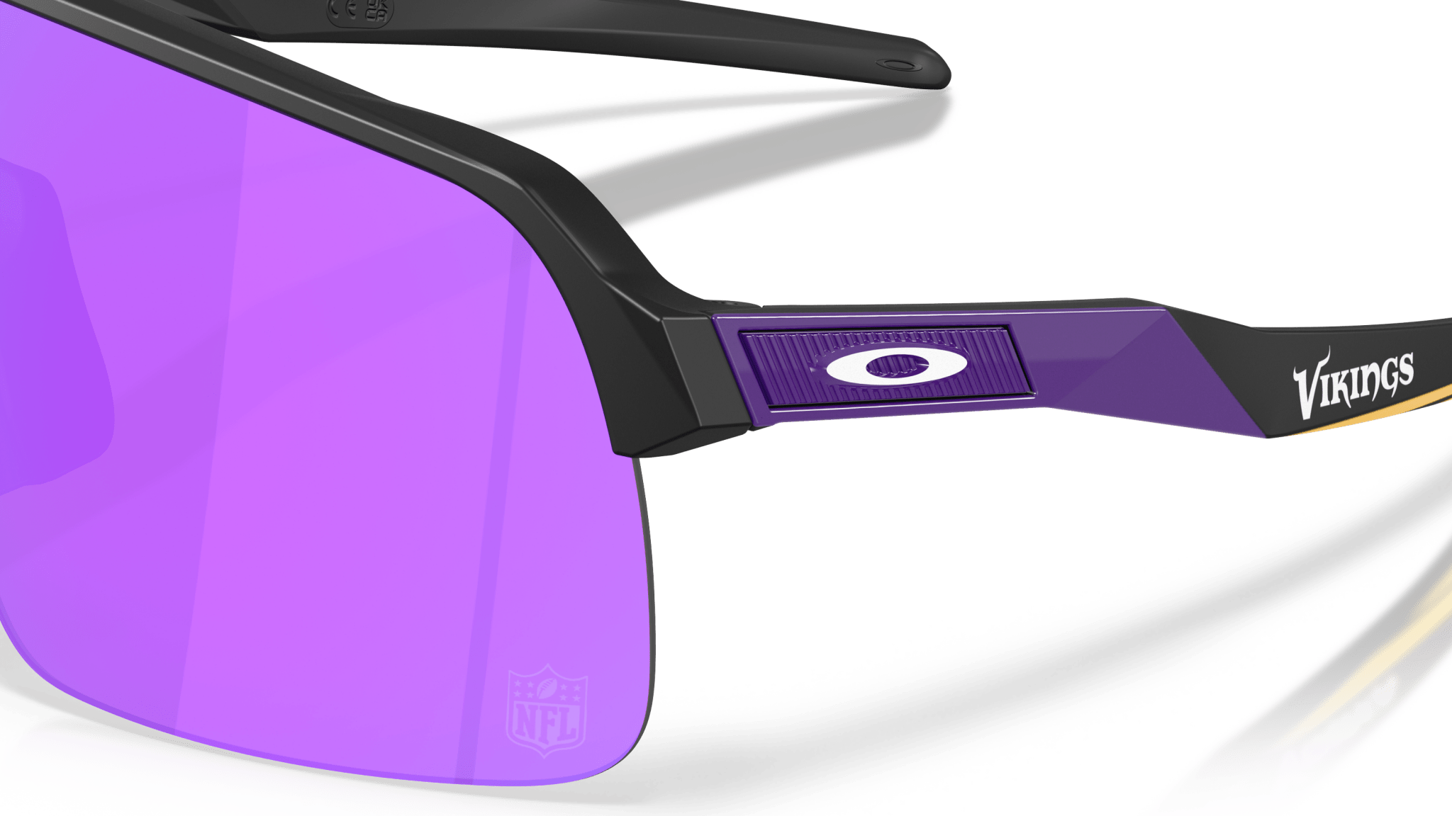 Image of Sutro Lite Minnesota Vikings - Matte Black | Prizm Violet - Sunglass World